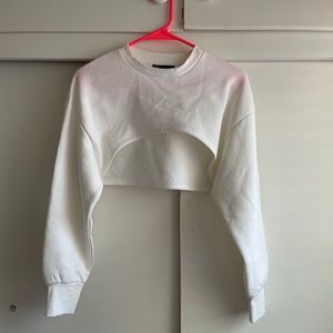 Zara cropped crew